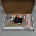 Rechargeable Led Drawing Board for Kids, 11.8*7.9" Dry Erase Board, 4 Modes &7 Colors Glow Doodle Note Board, Include Hanging Chain, 2 Stands, 8 Markers, Spray Bottle, Cleaning Cloth, Christmas Gifts