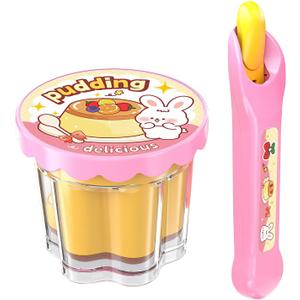 Pudding Feeding Toys for Dolls (1-Piece),Pretend Play Food 3 4 5 6 7 8 Year Old Girl Gifts Toys,Perfect for Doll Role Play for 3 4 5 6 Year Old Girls (Large)