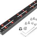 300mm/11.8" Telescope Rail Bar Vixen Style Dovetail Mounting Plate, with M6 1/4" 3/8" Camera Screw for Telescope Saddle Mount Base OTA Equatorial Head Tripod Adapter Sky Astrophotography