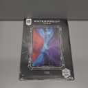 Compatible with iPad Pro 11 inch M4 2024 M5 2025 Waterproof Case,360 Protective Military Drop-Proof,with Strap Stand,Clear Screen Protector,Built-in Pencil Holder for iPad pro 11 Tablet Cover-Black