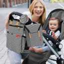 Skip Hop Baby Breastmilk Cooler Insulated Bottle Bag, Grab & Go, Chevron
