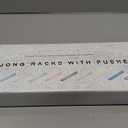 Mahjong Racks with Pushers 4PCS Set Majiang Tile Holder Acrylic Mahjong Racks Accessories and Gifts, Standard