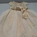 Princess Champagne Long Girls Pageant Dresses Kids Prom Puffy Tulle Ball Gown US 4