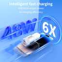 Car Charger, [Apple MFi Certified]2 Pack 48W Dual Port USB C Car Charger All Metal iPhone Fast Car Adapter with 2x3ft Lightning Cable for Carplay, Type C fast Charging for iPhone/iPad/Airpods and more