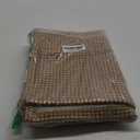 EARTHALL Woven Area Rug 2x3 Ft Washable Rugs for Entryway Braided Non Slip Throw Rugs Door Mat Indoor Outdoor Entrance Small Cotton Woven Carpet for Kitchen Foyer Front Door, Orange/Tan/Brown