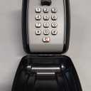 Car Window Punch Button Lock Box, Black Portable Car Key Lock Box, Sturdy Waterproof Large Capacity Lock Box for Turo, Ride Share, GetAround Anti-Theft Devices for Vehicles (Classic Style)