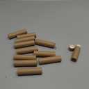 10 Pcs 2.5 oz Paperboard Deodorant Tubes,Empty Push-Up Style Kraft Paper Tube Holder,Cardboard Biodegradable Round Solid Container for DIY Homemade Lotion Bars,body Deodorant Sticks- Brown