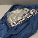 Dog Carrier Sling - Reversible Puppy Carrier Purse with Storage Pocket, Hand-Free Dog Sling Carrier for Carry Small Dogs and Cats, Travel Safety Harness, Dog and Cat Harness(Blue)