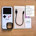 Game Case for iPhone 15 Plus Retro Video Game Phone Case Playable Design, Shockproof Funny Gaming Cover for iPhone, Classic Creative Gamer Birthday Gifts, White