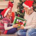 10 Pack Christmas No-Snap Party Table Favors, Christmas Table Favor with Party Hat, Joke & Little Gifts Inside for Kids and Adults, Xmas Table Decorations Seasonal Holiday Dinner Traditions Supplies