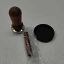 51mm Espresso Tamper Set, 30 lb Consistent Pressure Calibrated Coffee Tamper with Spring Loaded, Silicone Mat, Coffee Stirrer Espresso Distribution Tool, Wooden Barista Kit for Espresso Machine (Brown)