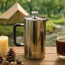 TOMAKEIT 1L/34 Oz French Press Coffee Maker,304 Stainless Steel Inserts Coffee Press,Durable & Easy Clean,Leak-Proof Design,Prensa Francesa Para Cafe for Home,Office,Camping