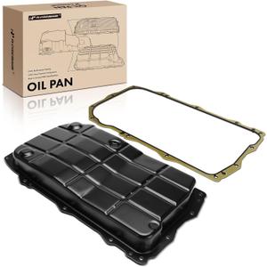 A-Premium Transmission Oil Pan with Drain Plug Compatible with Jeep Wrangler 2018-2024, Grand Wagoneer 2022, 2.0L 3.0L 3.6L 6.4L