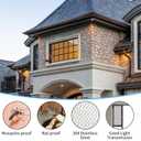 2 x 6 Pack 12x8 Inch Wire Mesh,Durable and Rust Resistant Metal Wire Mesh,Suitable for DIY Projects Such As Filters,Window Screens,Ventilation Openings,Cages,Etc