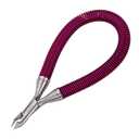 Tweezerman Stainless Steel Grip & Snip Spiral Spring Cuticle Nipper (Assorted Colors)