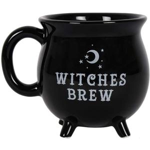 Witches Brew Black Ceramic Cauldron Mug