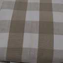 Beige White Full Blackout Bedroom Curtain Panels 90 Inches Long,Buffalo Plaid Room Darkening Drapes for Living Room,Thermal Insulated Window Treatment,Rod Pocket Back Tabs,40" Wx90 Lx2