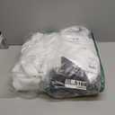 NICETOWN 100% Blackout Window Curtain Panels, Cold and Full Light Blocking Drapes with Black Liner for Nursery, 84 inches Drop Thermal Insulated Draperies (White, 2 Pieces, 52 Wide Each Panel)