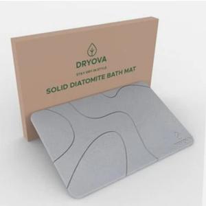 DRYOVA Large Stone Bath Mat – Natural Diatomaceous Earth Mat, NonSlip & Super Absorbent, Quick Drying, Easy to Clean – Bathroom Floor Stone Mat (23.6"x15.4", Dark Gray Wave) DRYOVA Large Stone Bath Mat – Natural Diatomaceous Earth Mat, NonSlip & Super Absorbent, Quick Drying, Easy to Clean – Bathroom Floor Stone Mat (23.6"x15.4", Dark Gray Wave)
