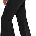 baleaf Women Flare Capri Leggings with Pockets Yoga Pants Bootcut Casual Cotton Work Summer Lounge Size 3XL