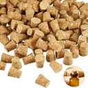 Jetec 350 Pieces Small Cork Stoppers Mini Tapered Cork Plugs Glass Bottles Tops for DIY Craft Projects (0.4 x 0.3 Inches)