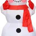 Inflatable Christmas Snowmen Costume for Adult, Air Blow up Suit Snowmen Christmas Full Body Outfit Festival Costume Carnival (Snowmen)