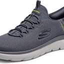 Skechers Men's Summits High Range Hands Free Slip-in Sneaker, Charcoal, 10.5