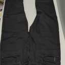 Fleece Lined Jeans Men Winter Stretch Denim Warm Pants Straight Leg Jeans Men (32W x 34L, Black)