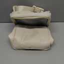 PIIOSER Insulated Baby Cooler Bag with Ice Pack, Fits 4 Baby Bottles Up to 5 Ounce, Portable Breastmilk Cooler Travel Bag with Buckle for Nursing & Working Mom Daycare (Cream-XS-1