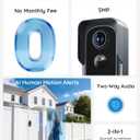 BOIFUN 5MP Video Doorbell Camera Wireless Sharper Than 2K, No Subscription, 166 Wide View, HDR Night Vision, Smart Human Detection, Two-Way Audio & Battery Doorbell with Chime, 2.4 GHz Wi-Fi Only