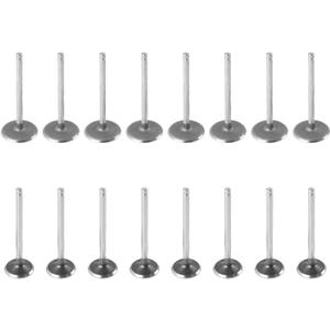 16Pcs Intake & Exhaust Valves Set Compatible with Chevy GMC Cadillac Hummer Isuzu 4.8L 5.3L 6.0L V8 LS Engines 2004-2014, Replace 12550457, 12550458, 12563063, 12563064, 12555906