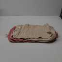 Looxii Muslin Burp Cloths 100% Cotton Muslin Cloths 12 Pack Large 20''x10'' Extra Soft and Absorbent Baby Burping Cloth for Boys and Girls (Apricot+Bean Red)