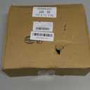 Peryiter 12 Pieces Snowflake Christmas Stocking Holders for Mantle Christmas Stocking Hooks Metal Sock Hangers Holder Stand Weighted for Fireplace(Gold)