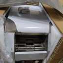 Commercial Toaster Conveyor 150 Slices/H Heavy Duty Industrial Conveyor Toaster Stainless Steel Electric Oven with Dual Heating Tube 7-speed Adjustments for Croissant Bakery Cafe Bagel