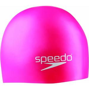 Speedo Unisex-Youth Swim Cap Silicone Junior (Pink)