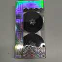 Supacaz Super Sticky Kush Single Color Handlebar Tape, Black (One Size, BLACK + ANO BLACK PL)