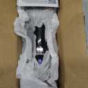 Hamilton Beach Steam Iron for Clothes & Garment Steamer with Smooth Press Stainless Steel Soleplate, 1200 Watts, 8 Retractable Cord, Black (14214)