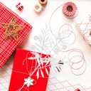 RoseCraft 10PCS Christmas Tree Decorations, Artificial Glitter Berry Stems Branches, for Christmas Tree Ornaments Picks Twigs Xmas Vase Filler Home Wedding Holiday Winter Decor. (White)