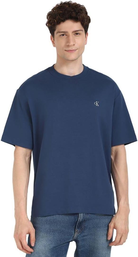 Calvin Klein Men's Relaxed Fit Archive Logo Crewneck T-Shirt, Size Small
