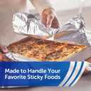 Reynolds Wrap Non Stick Aluminum Foil, Nonstick Aluminum Foil Roll, Prevents Food Sticking and Messy Cleanup, Great for Covering Casseroles and leftovers, 43.33 Yards x 12 Inches, 130 Sq.Ft.