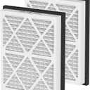 20x25x3 MERV 13 Pleated Air Filter Replacement Compatible with Honeywell Home Air Filter and Zephyr VGF Series 20x25x3 Whole Home Return Air Grille Filter, MERV 13 Air Filtration System, 2 Pack