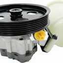 Power Steering Pump with Pulley Reservoir Fit For 2009-2010 Dodge Ram 1500 Pickup, 55398903AD