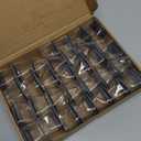 32 Pcs Square Chair Leg Protectors for Hardwood Floors,Felt Furniture Floor Protectors with Silicone Caps, Extra Large Size (Fits Chair Legs with Side Length: 1-5/8" to 2")