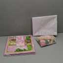 158pcs Pink Classic Winnie Baby Shower Decorations Kit, Vintage Winnie Party Supplies Decorations, Classic Pooh Backdrop Cake Topper, Winnie Baby Tablecloth Box Decorations for Girl Boy Baby Shower