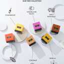 96NORTH | Pure Champagne Candle | 100% Natural Soy Wax | One Wick Jar Candle | Natural Fragrance Technology | Non Toxic | Up to 35 Hours Burning Time | Aromatherapy Gift for Men and Women