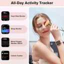 Fitpolo Smart Watches for Women Android iPhone, 1.8'' Women Smartwatch with Alexa Built-in, Bluetooth Calls, IP68 Waterproof, 7 Days Battery, Heart Rate/Sleep/SpO2 Monitor, 110 Sports Mode