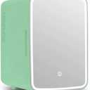 Green Fridge with Mirror, 4L Fridge