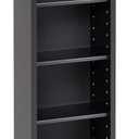 Prepac Narrow Cabinet Media Storage, 13" Wide, Black