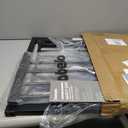 Babelio Baby Gate for Doorways and Stairs, 26-40" Auto Close Dog Gate, PressGuard C5, Easy-Install Pressure Mounted Safety Door, No Drilling Safety Gate for Child and Pets, Black