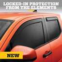 Husky Liners Select in-Channel Rain Guards | Fits 2019-2026 Chevrolet Silverado & GMC Sierra 1500, 2020-2026 Silverado/Sierra 2500HD & 3500HD Crew Cab | Front & Rear Ventvisors, 4 pcs. | 2834805